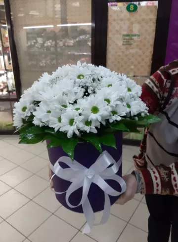 Коробочка «Ромашечка» от интернет-магазина цветов в 