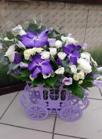 Композиция «Утренняя роса» от интернет-магазина цветов в 