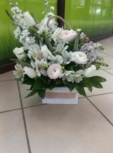 композиция теплый вечер от интернет-магазина цветов в 