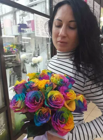 Букет &laquo;Разноцветная радуга&raquo;
