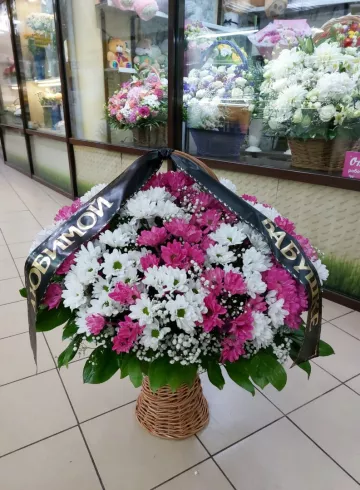корзина №4 от интернет-магазина цветов в 