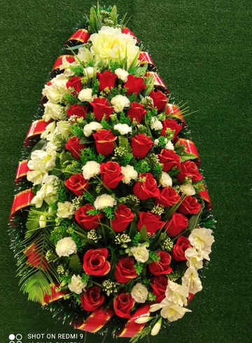 Венок искусственный #1 от интернет-магазина цветов в 