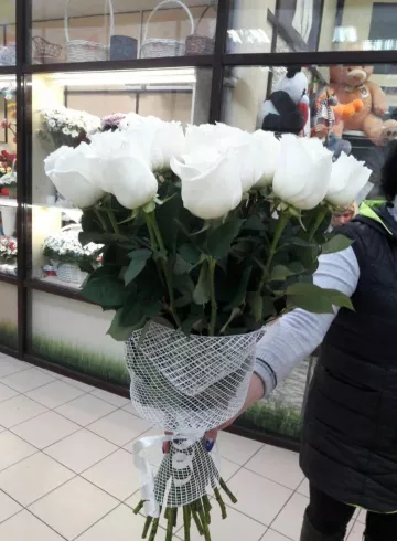 Монобукет «Миссис Вайт» от интернет-магазина цветов в 