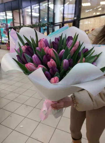 Монобукет «Тюльпан» от интернет-магазина цветов в 