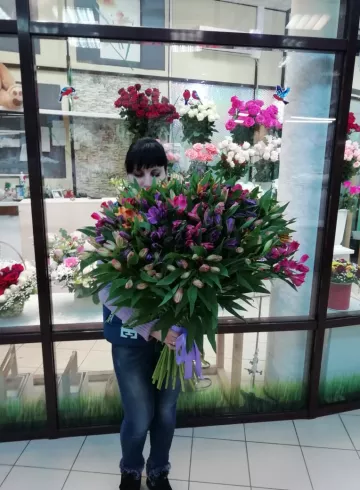 Монобукет «Альстромерия» от интернет-магазина цветов в 