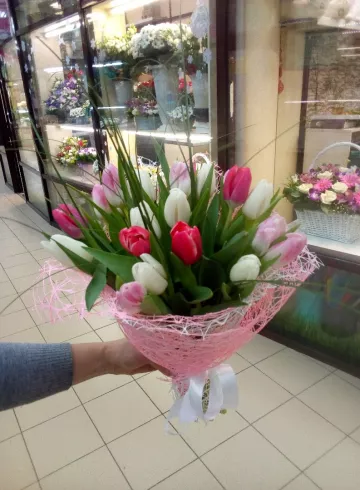 Букет тюльпанов №8 от интернет-магазина цветов в 