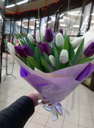 Букет «Тюльпан Фиолетовый» от интернет-магазина цветов в 