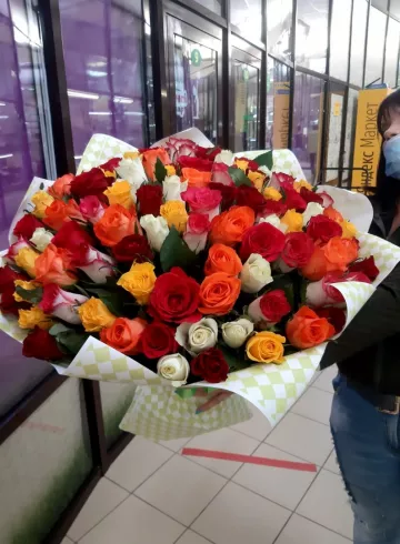 Букет &laquo;101 кения микс&raquo; от интернет-магазина цветов в 