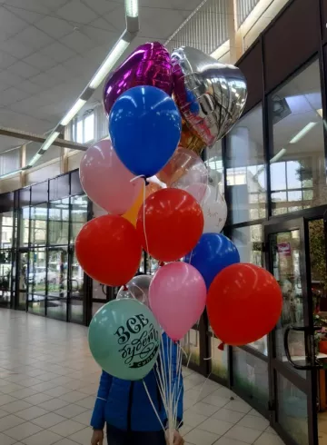 набор воздушных шаров 5 от интернет-магазина цветов в 